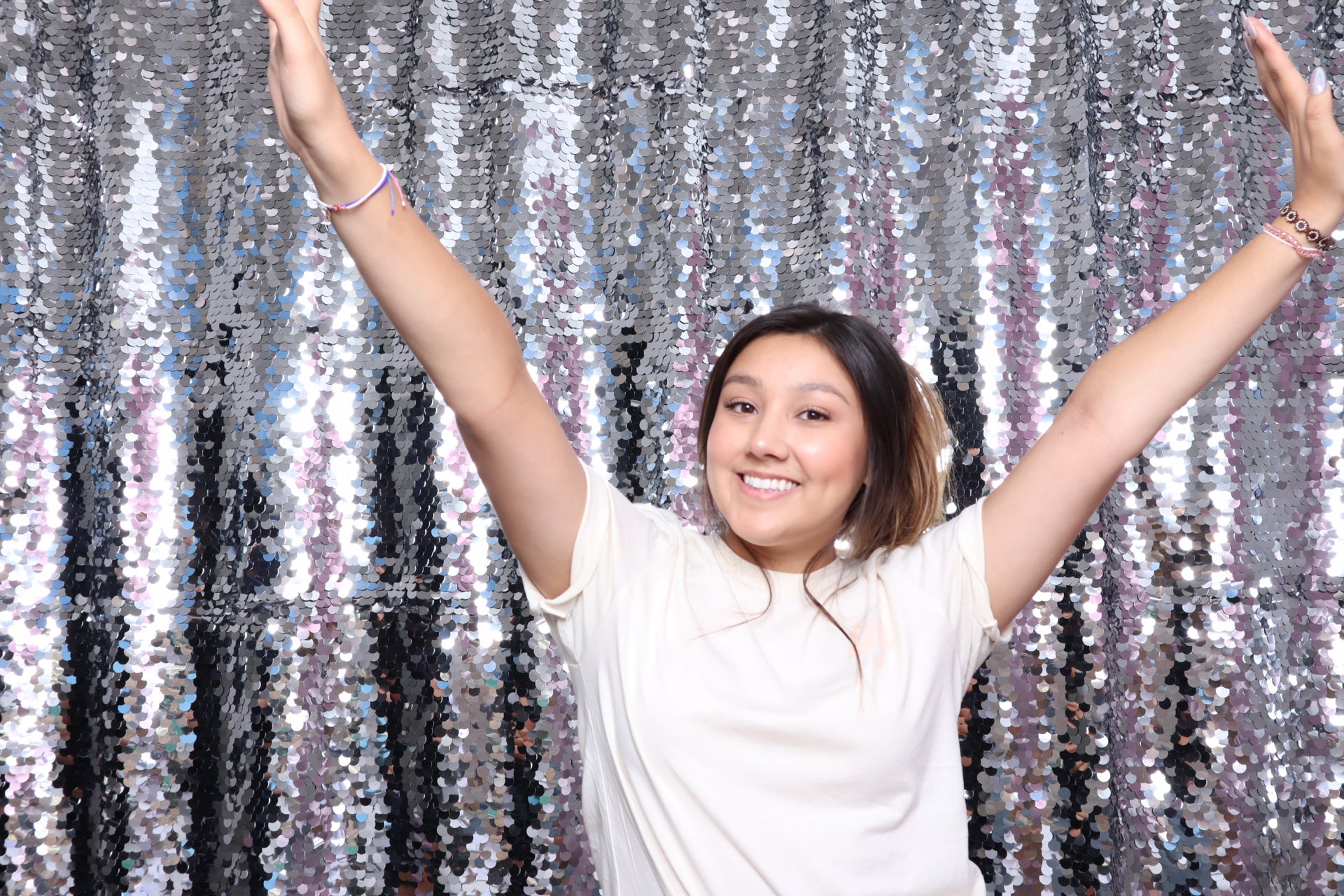 Silver Sparkle Sequin