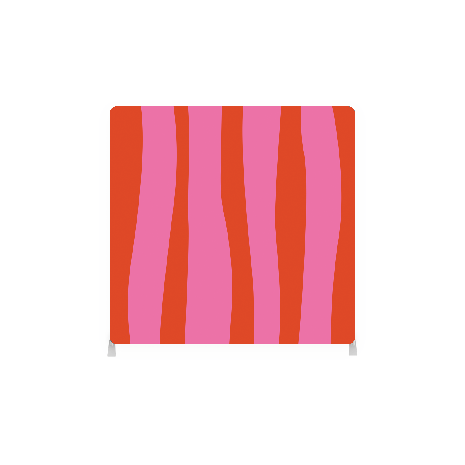 Red and Pink Wavy Lines